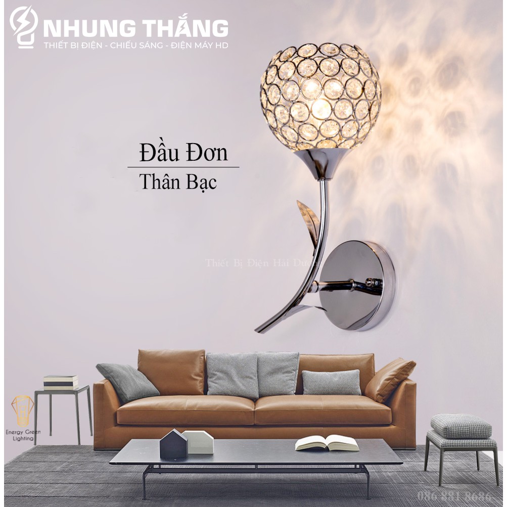 Đèn Gắn Tường DT-B1023 Hình Bông Hoa Tô Điểm Thêm Vẻ Đẹp Tinh Tế Cho Căn Phòng - Tặng Kèm Bóng 3 Chế Độ - BH 1Năm