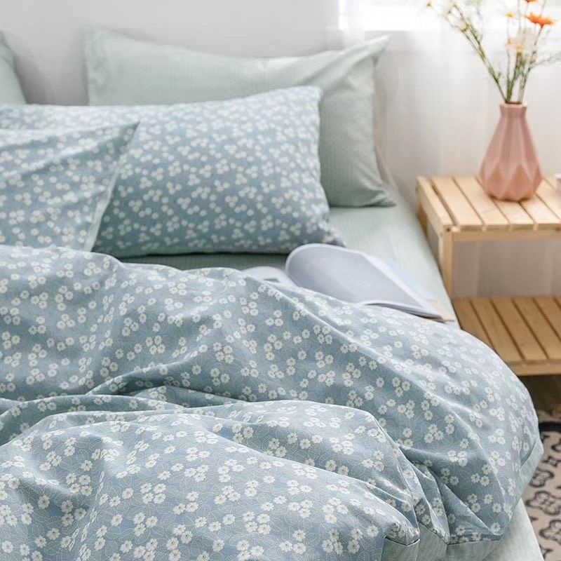 Chăn ga gối cotton living - 100% cotton hot hit loại 1