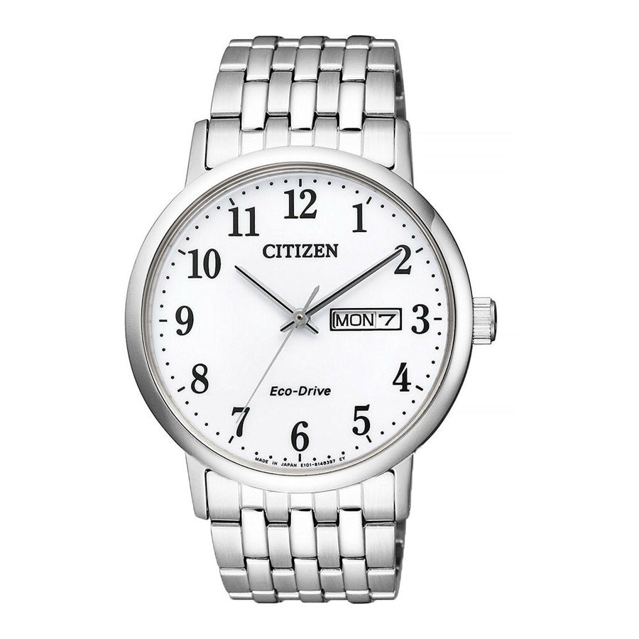 Đồng Hồ Nam Citizen Dây Thép Không Gỉ BM9010-59A - Mặt Trắng