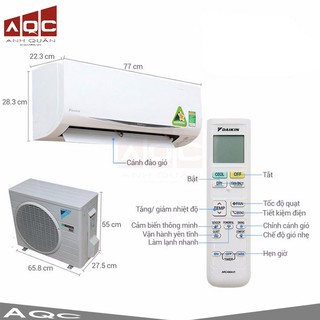 Điều Khiển Remote máy lạnh DAIKIN Cao Cấp