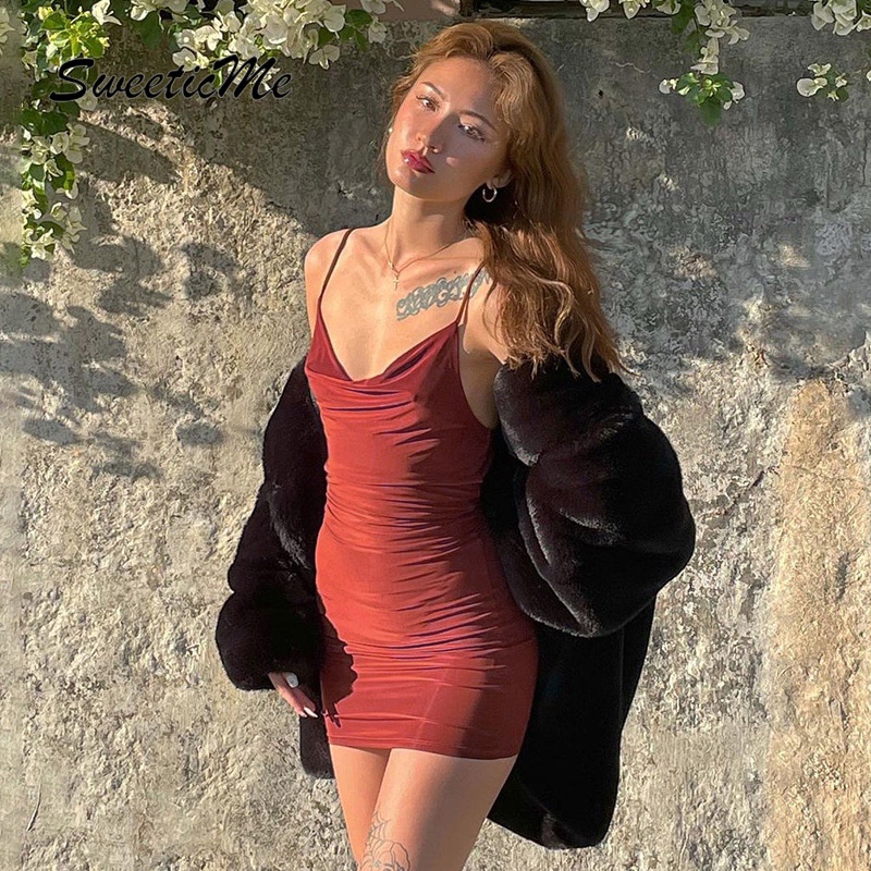 Đầm Ôm Hở Lưng Thời Trang Gợi Cảm Dành Cho Nữ | BigBuy360 - bigbuy360.vn