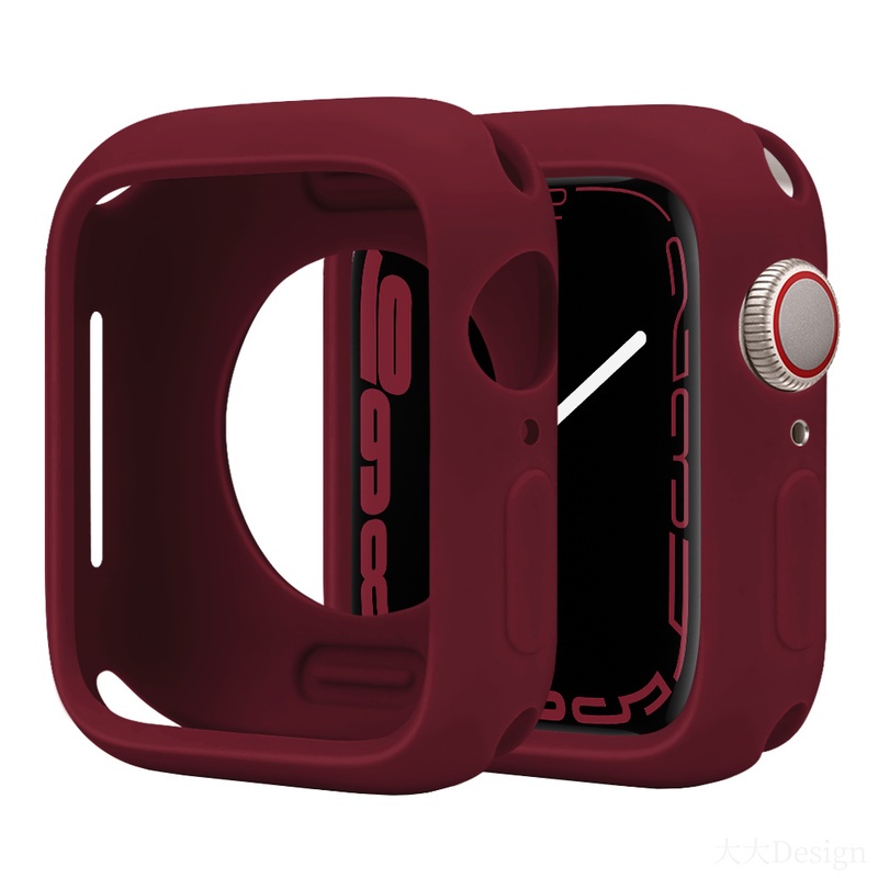 Ốp Bảo Vệ Bằng Silicon Mềm Cho Apple Watch 7 45mm 6 SE 5 4 3 42MM 38MM iWatch series 7 6 5 40 44 41mm