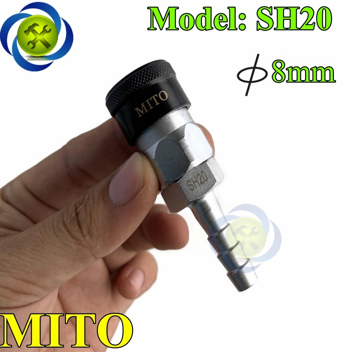 Đầu nối hơi 8mm Mito SH20 5/16 Hose (đầu cái)