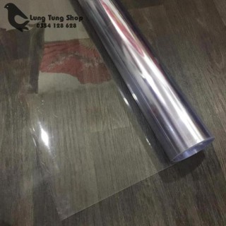 [ 1 MÉT ] Màng kính nhựa cứng trong suốt loại dày khổ 80cm