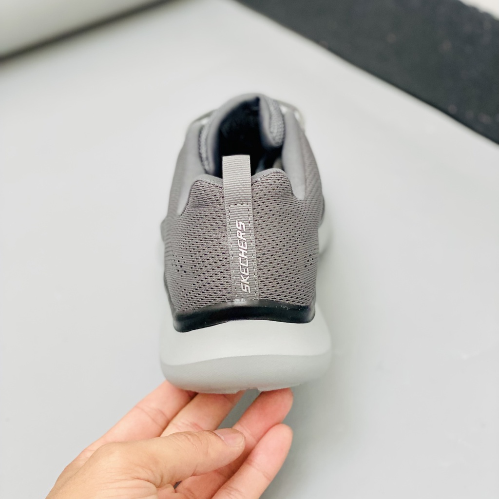 Giày thể thao nam màu ghi skechers quantumflex 52387