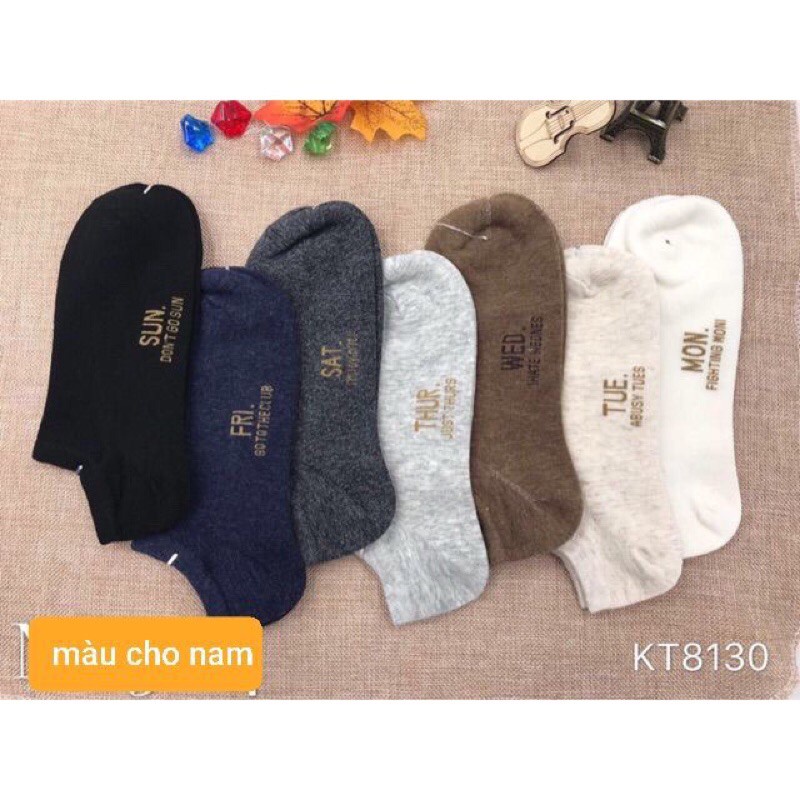 Combo Tất Tuần 7 Đôi 7 Ngày Loại 1 cho cả nam và nữ