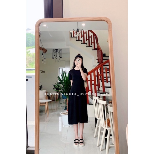 Đầm body hở lưng đen sẽy váy ôm đen sang chảnh cá tính khoét lưng (Toàn bộ hình di shop tự chụp)