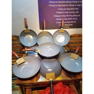 CHẢO ĐÁ SÂU LÒNG 32CM CERAMIC