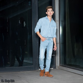 QUẦN JEAN LIGHT BLUE QUÁ CHẤT