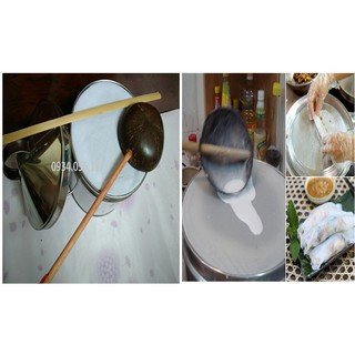 Nồi làm bánh cuốn 26cm. Tặng kèm khung vải, gáo tráng bánh, cây lấy bánh