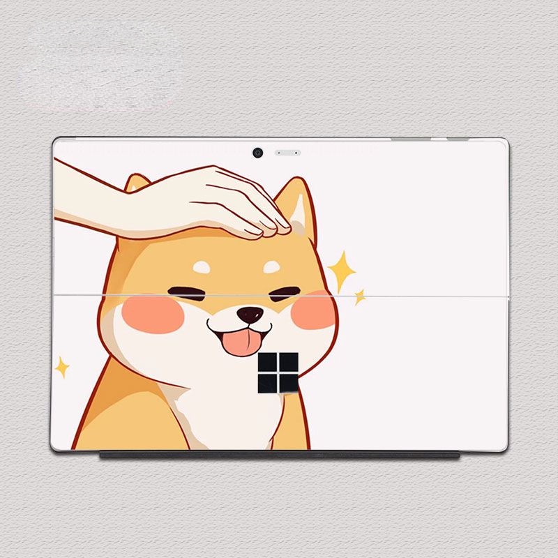 Bao Da Máy Tính Bảng In Hình Chó Shiba Inu Với 4 Cạnh Phim HD Cho Microsoft Surface Go 3 Go 2 Surface Pro 8 7 6 5 4 3 2 X RT