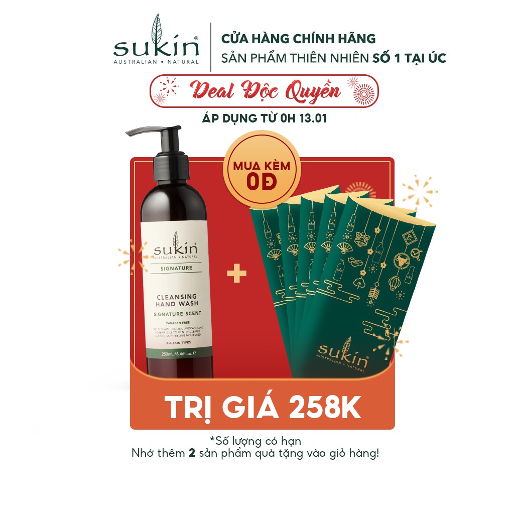 Gel Rửa Tay Sukin Signature Cleansing Hand Wash Signature Scent 250ml | BigBuy360 - bigbuy360.vn