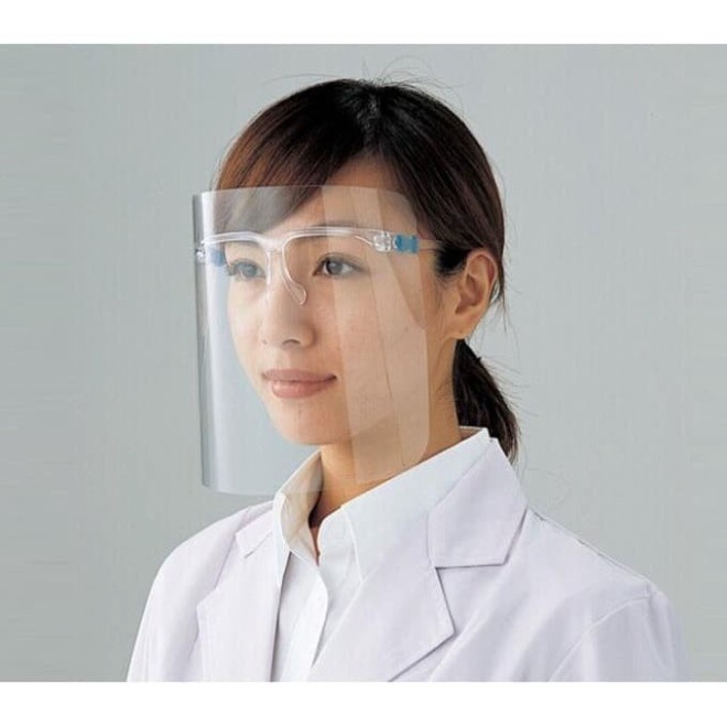 Face Shield Kính Chống Giọt Bắn Bảo Hộ Chống Dịch - CẢ BỘ GỒM KÍNH VÀ GỌNG KÍNH NHƯ HÌNH