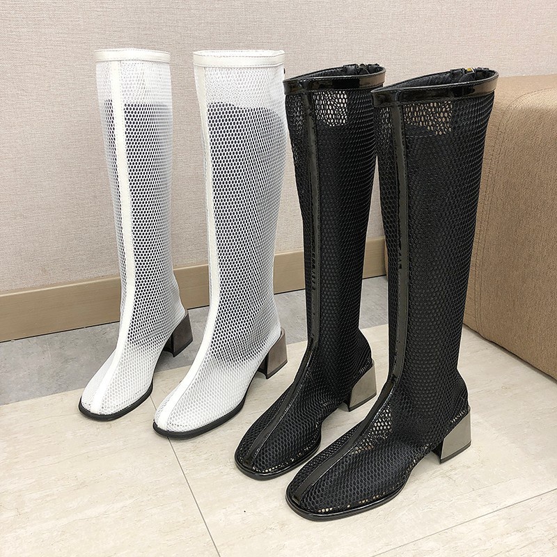 Giày Bốt Cổ Cao Phong Cách Âu Mỹ Thời Trang Cho Nữ