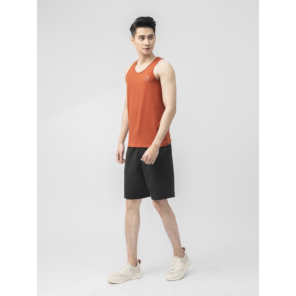 Áo tank top basic ARISTINO chất liệu cotton mềm nhẹ, thấm hút mồ hôi, họa tiết nhỏ tạo điểm nhấn -  ATT011S1