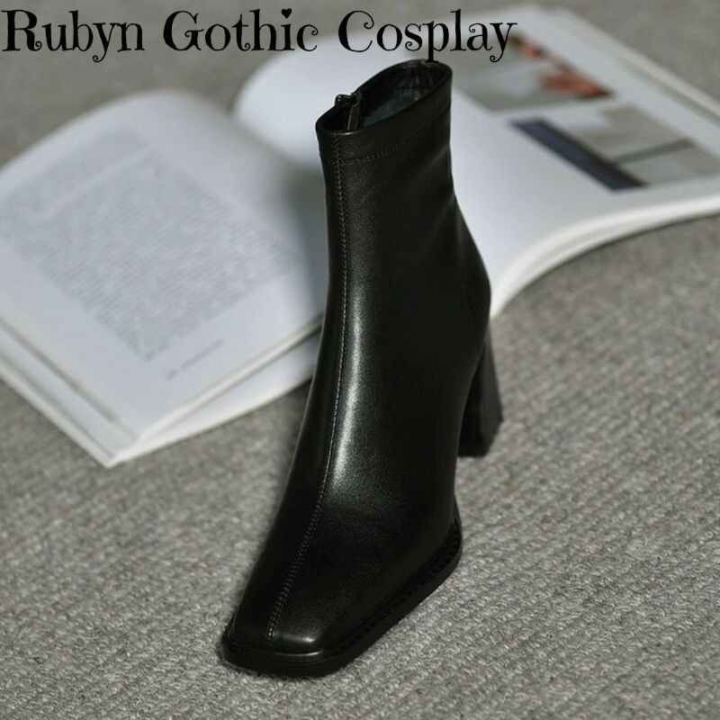 [HOT]  Giày Boots Cao Gót Thu Đông hot trend ( Size 34 - 39 )