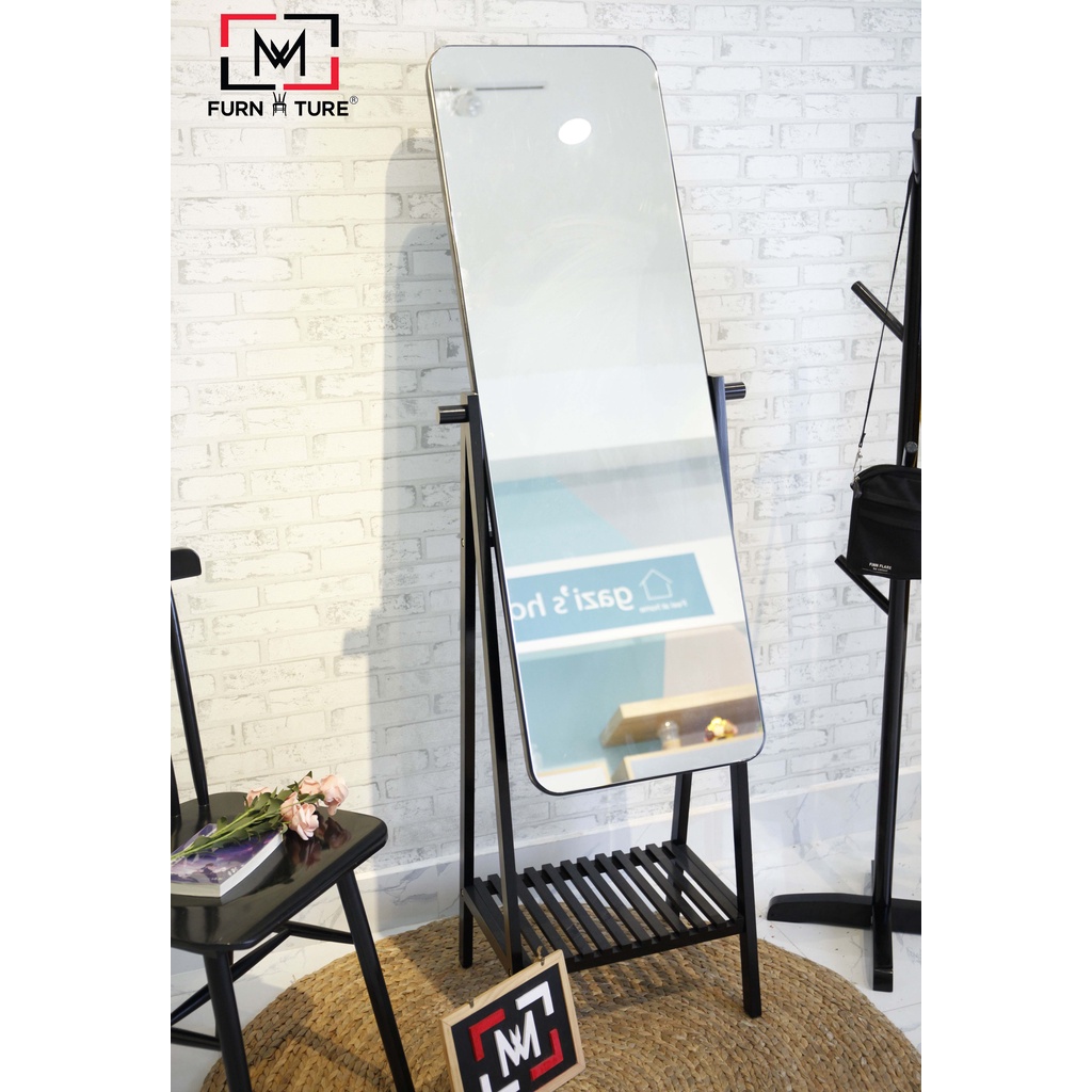 Gương soi toàn thân liền kệ tràn viền thương hiệu MW FURNITURE - Nội thất căn hộ