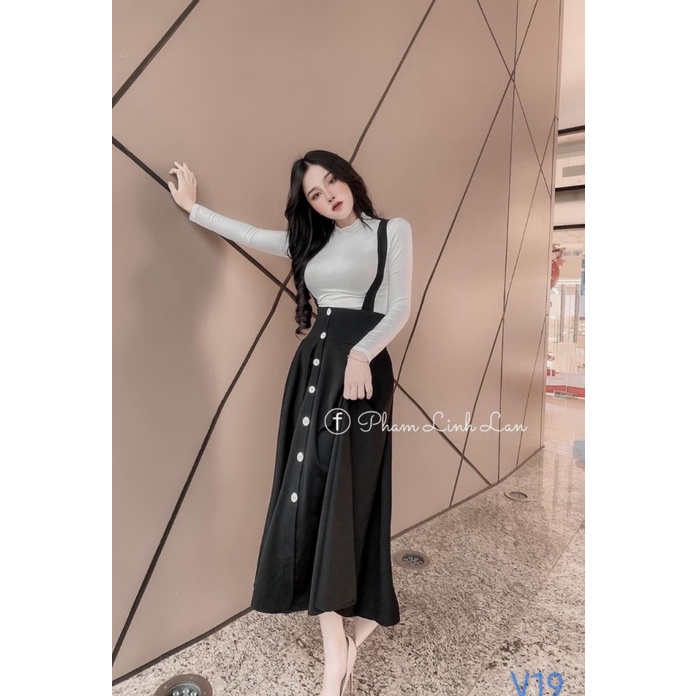 SÉT YẾM PHỐI ÁO THUN GÂN CỰC TRẺ TRUNG CÁ TÍNH PU HHP FASHION