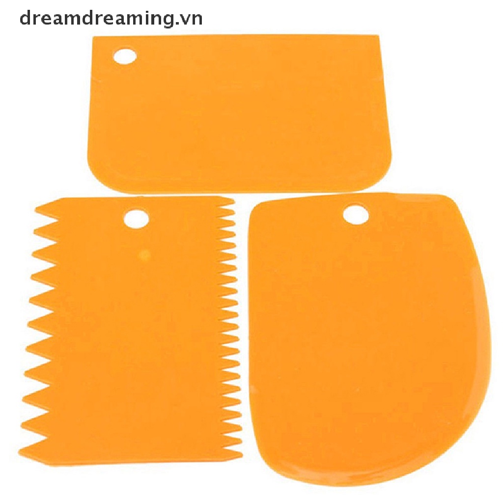 Bộ 3 Dụng Cụ Nướng Bánh Bằng Nhựa Tiện Dụng