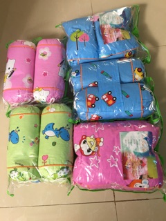 Bộ gối chặn bông cao cấp cho bé