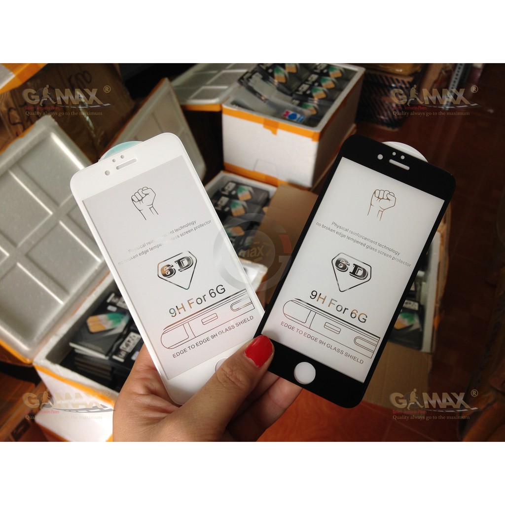 KÍNH CƯỜNG LỰC 6D FULL SCREEN iPHONE 6 Plus / 6S Plus