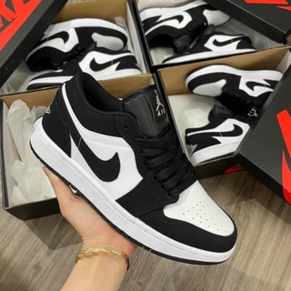 Giày thể thao nam nữ jordan panda 1;1 , giày jordan 1 đen trắng, giày jd cổ cao cổ thấp nam nữ