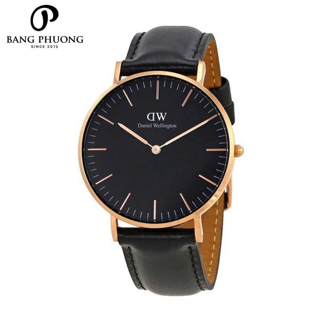 Đồng hồ nam nữ Daniel Wellington Classic Black Sheffield size 36mm và 40mm DW Việt Nam