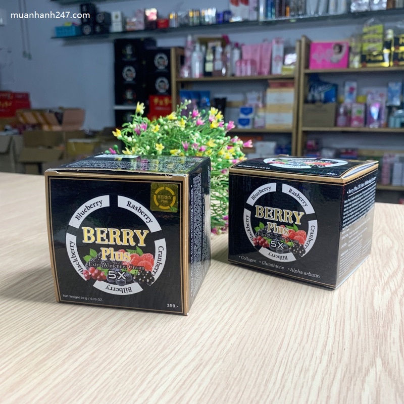 KEM BERRY PLUS EXTRA WHITENING - kem thái lan trắng da chính hãng loại tốt