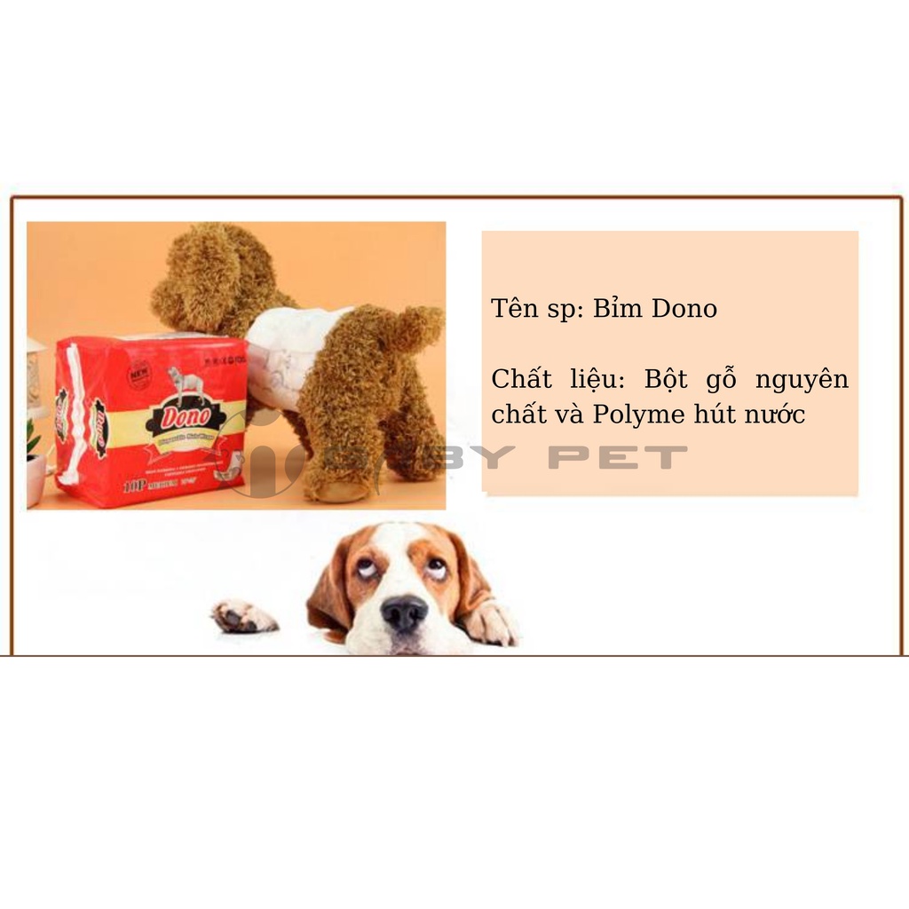 Bỉm Chó Đực GABY PET Siêu Nhẹ Thấm Hút Vượt Trội