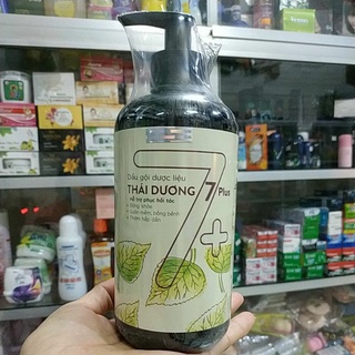 DẦU GỘI GIẢM RỤNG VÀ GIÚP MỌC TÓC THÁI DƯƠNG 7 PLUS 480ML,TÓC MƯỢT KO CẦN DẦU XẢ