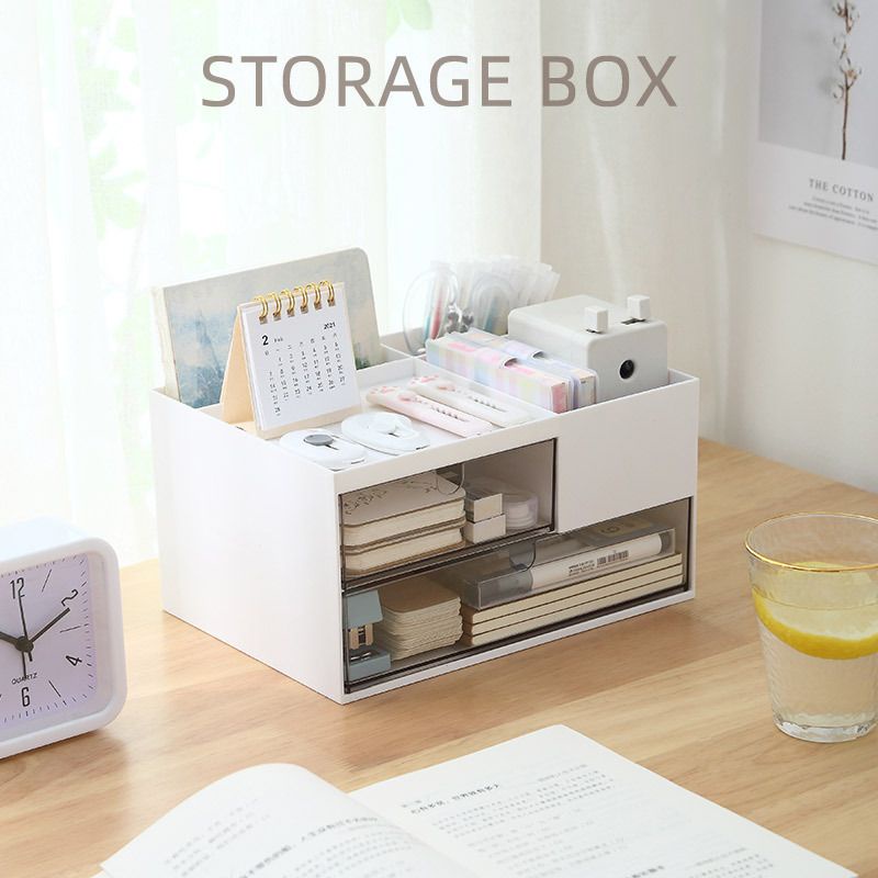 HỘP ĐỰNG BÚT ĐỒ TRANG ĐIỂM TIỆN LỢI ĐỂ BÀN HỌC LÀM VIỆC