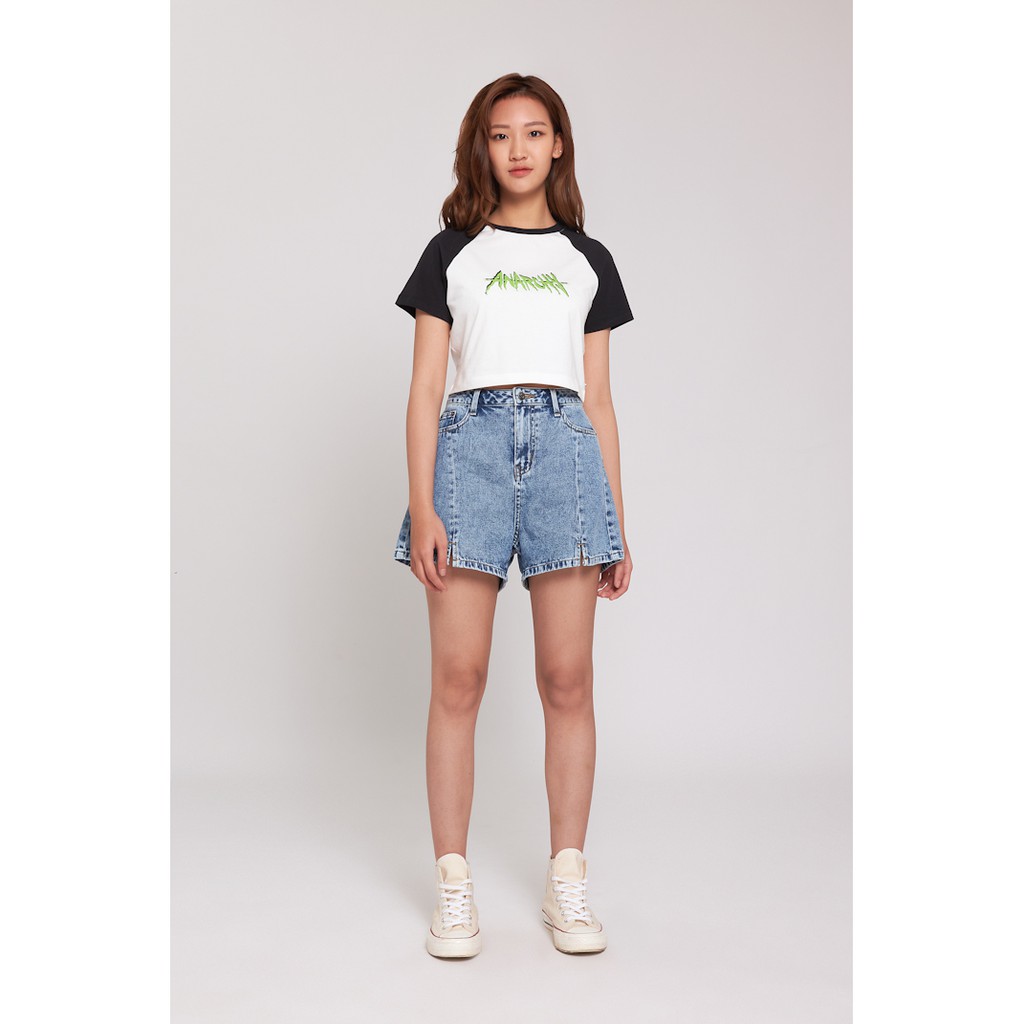 Áo Thun Croptop BOO Dáng Basic 100%Cotton In Hình Cá Tính Trend Phong Cách Dành Cho Gen Z