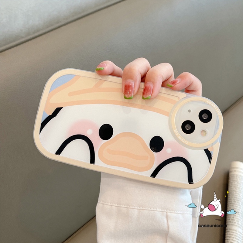 Ốp Điện Thoại TPU Mềm Chống Rơi Hình Vịt Dễ Thương Cho iPhone 11 7plus 8plus 7 8 6 6s Plus 13 12 14 Pro MAX XR X XS MAX SE 2020