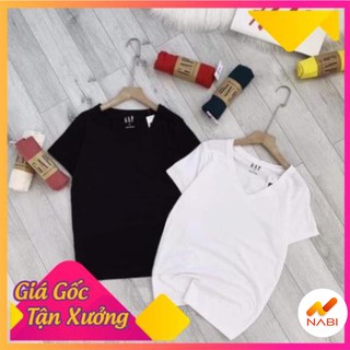 Chuẩn [có video quay thật] Áo thun nữ tay ngắn cổ tim đẹp hot 2020 ap01 xuất khẩu