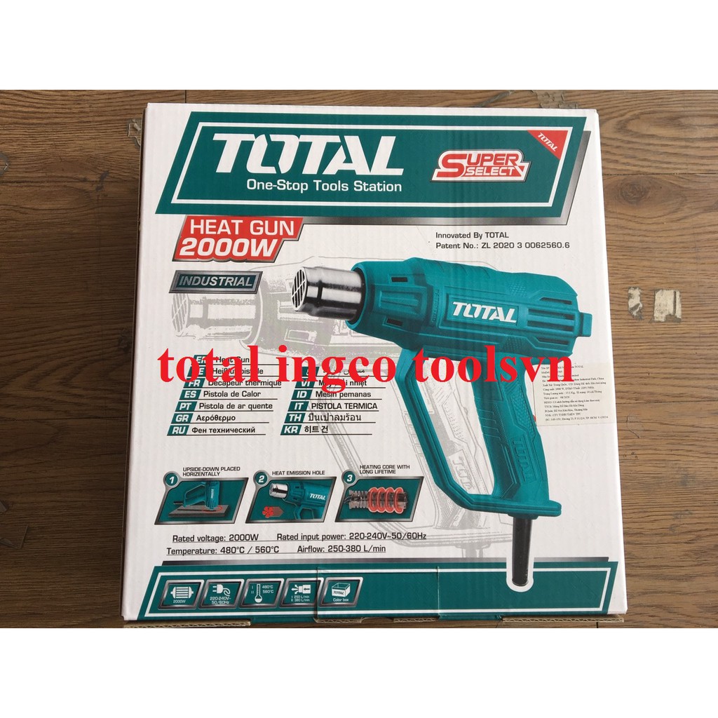 Máy Thổi Nhiệt 2000W Total TB200365