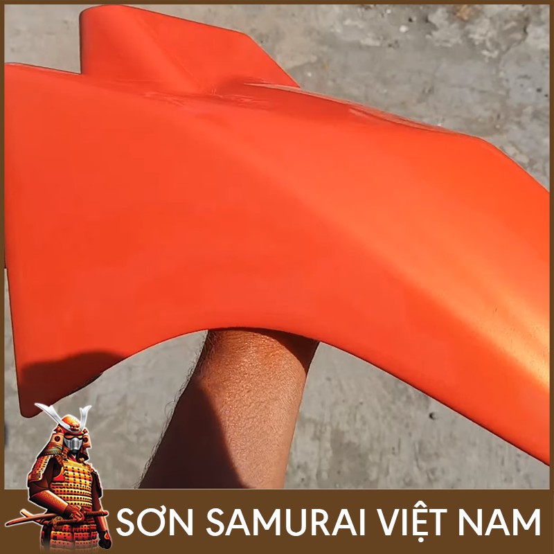 Màu Cam Sơn Samurai - Combo Sơn Xịt Samurai Màu Y3505