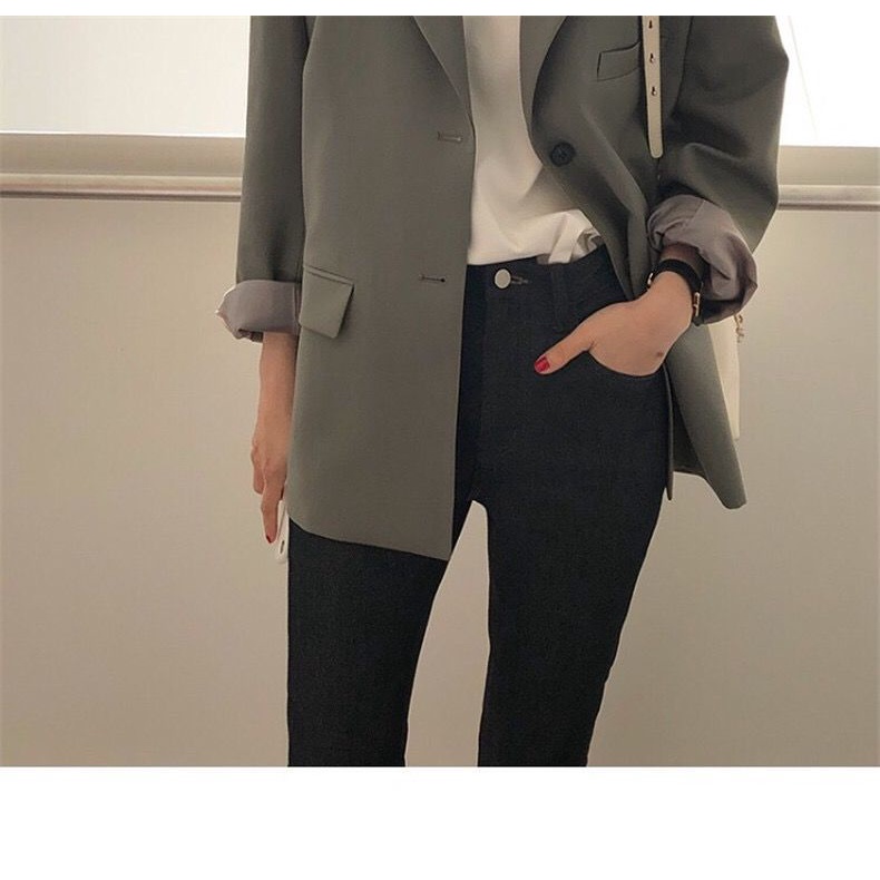 Áo khoác dáng rộng thời trang kiểu Anh cho nữ