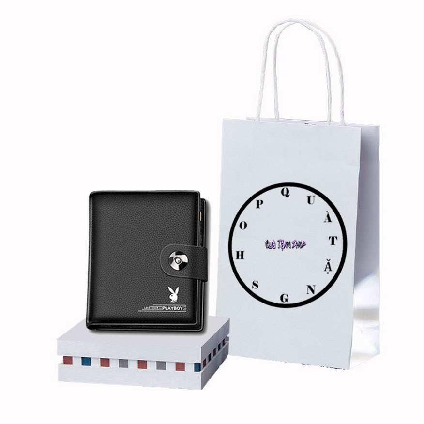 Xả hàng COMBO VÍ + THẮT LƯNG có TÚI HỘP ĐỰNG Y HÌNH