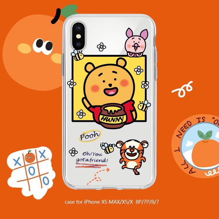 Ốp lưng iPhone M804 So Cool &amp; Pooh 6 6S 6Plus 6S Plus 7 8 7Plus 8Plus X XSMax 11 ProMax - Phụ Kiện Số 365