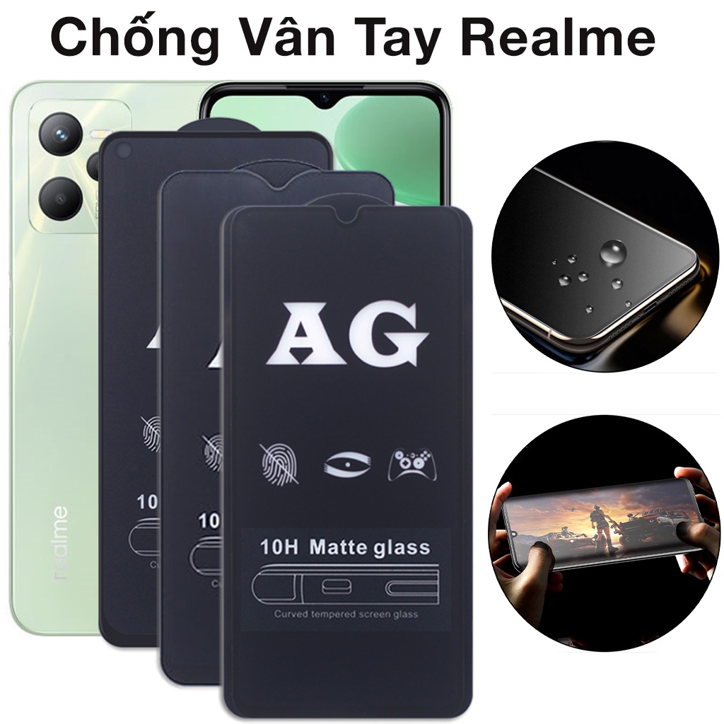Cường lực realme 10 9 pro c21 c12 5 pro narzo 50 2 3 neo gt 7 7i 8i 9i q2 q3 c35 c30 c33 5G full màn tổng hợp Kính-
