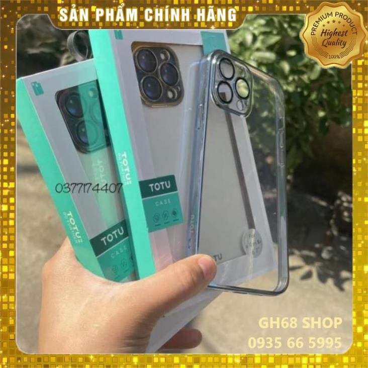 Ốp lưng TOTU Bảo Vệ Camera iPhone 14 / 13 - Lưng trong viền màu màu chính hãng