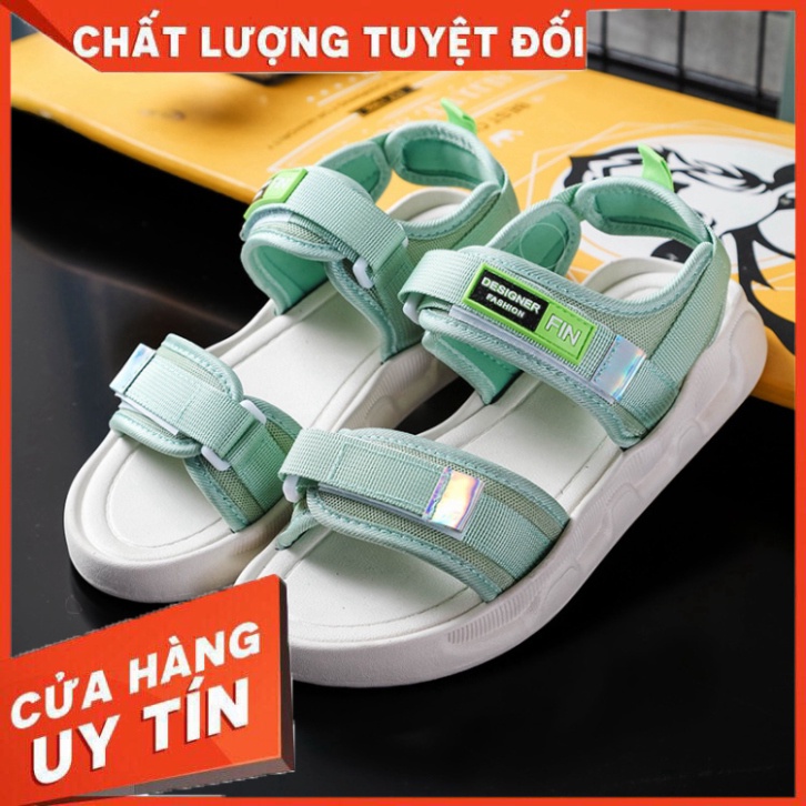 Sandal Fin 2 quai ngang dép quai hậu đi học