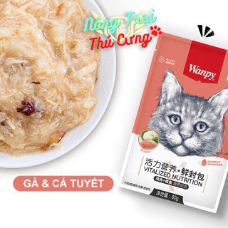 Pate wanpy cho mèo, sỉ từ 1000