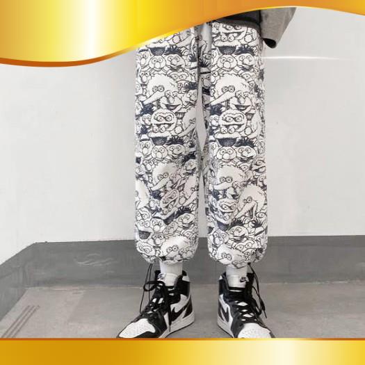 【2 colors】M-5XL Quần ống thụng Quần Jean Ống Rộng Thêu Họa Tiết Retro Âu Mỹ Dành Cho Nam