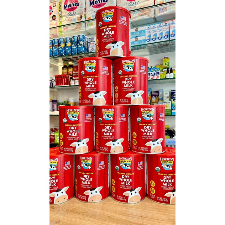 Sữa tươi dạng bột hữu cơ Organic Horizon 870gr date 24