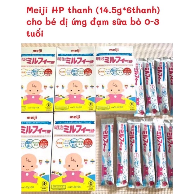 🍄🍄 Sữa MEIJI MIRUFI HP thanh nội địa Nhật