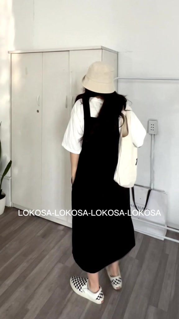 Yếm Váy Nữ Dáng Dài LOKOSA Váy Yếm Phong Cách Hàn Quốc Ulzzang tiểu thư QD007 | BigBuy360 - bigbuy360.vn