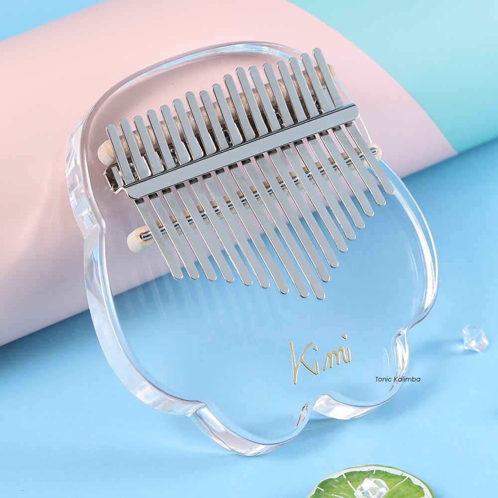 Đàn kalimba trong suốt 17 phím TONIC KALIMBA chính hãng tặng búa chỉnh âm TONIC - M17022