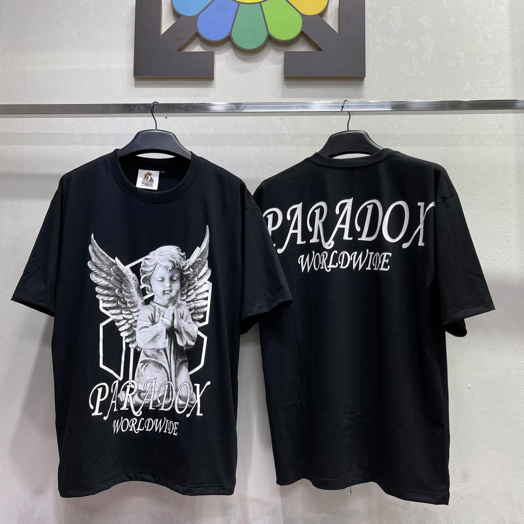 Áo thun Paradox INVOKE TEE 2 màu Áo ngắn tay không cổ Nam nữ Kun Shop