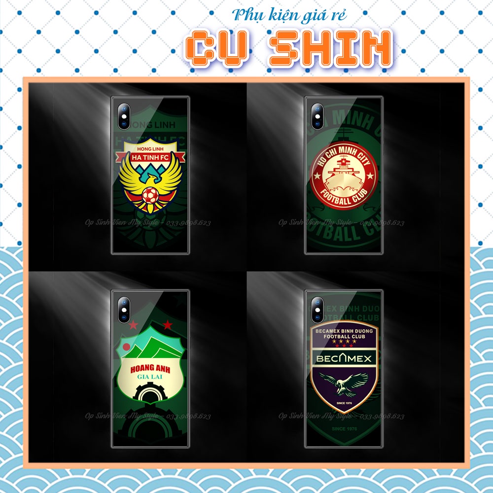 Ốp lưng V-LEAGUE các CLB Hà Tĩnh, Hồ Chí Minh, HAGL, Becamex Bình Dương cho iPhone